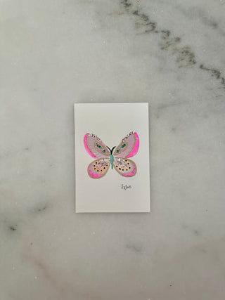 019 Butterfly Painting  - Original Panting - 4x6