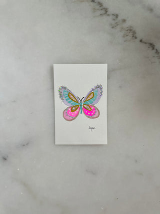 005 Butterfly Painting  - Original Panting - 4x6