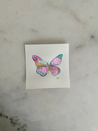Butterfly 115 - Original Painting - 5x5