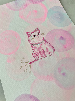 I’m Just a Girl Series - 006 - Original Painting - 8x10