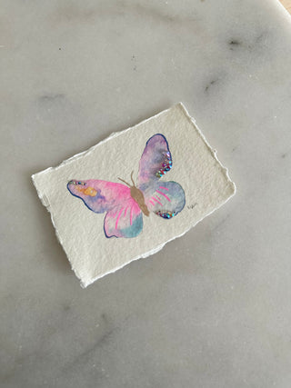 Butterfly 119 - Original Painting - 5x3.5