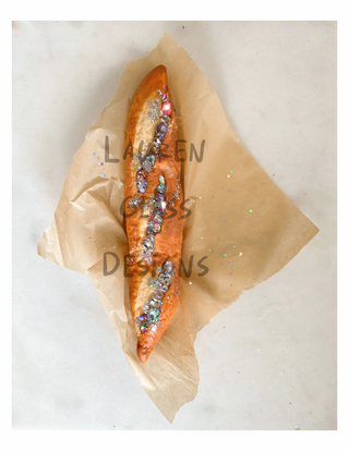LGD Baguette Print “Glittered”