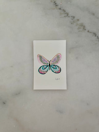 018 Butterfly Painting  - Original Panting - 4x6