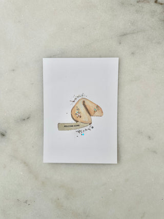 CUSTOM - Fortune Cookie - Embellished Print - 5x7