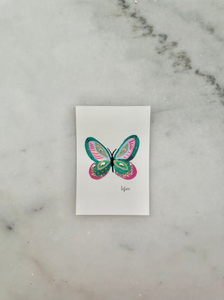 014 Butterfly Painting  - Original Panting - 4x6