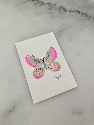 019 Butterfly Painting  - Original Panting - 4x6