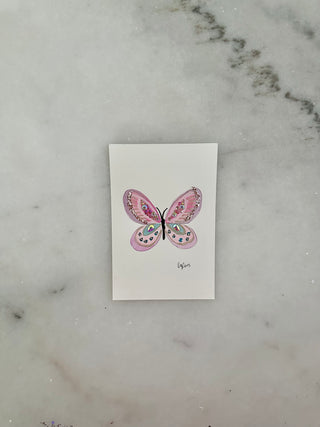 011 Butterfly Painting  - Original Panting - 4x6