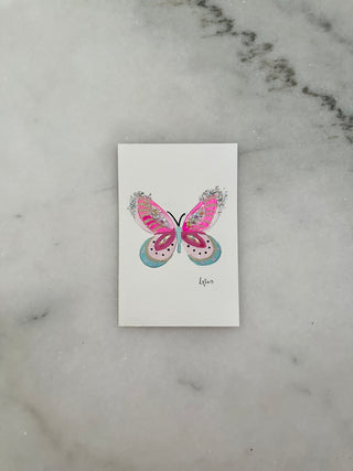 013 Butterfly Painting  - Original Panting - 4x6
