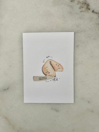 CUSTOM - Fortune Cookie - Embellished Print - 5x7
