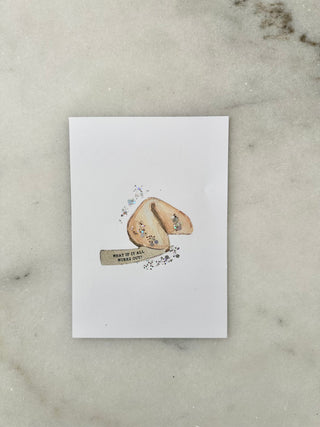 CUSTOM - Fortune Cookie - Embellished Print - 5x7