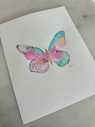 Butterfly 110  - Original Painting - 8x10