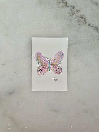 015 Butterfly Painting  - Original Panting - 4x6