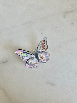 Butterfly 224 - Hand painted with clip