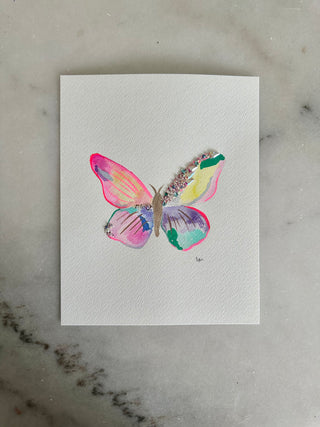 Butterfly 111  - Original Painting - 7.5x9.5