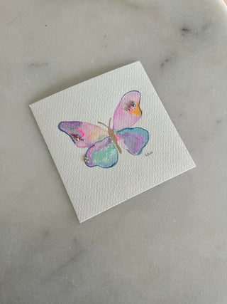 Butterfly 116  - Original Painting - 5x5