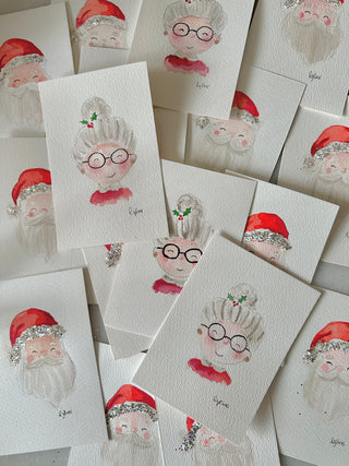 Mrs. Claus - Original Painting - 4x6 & 5x7