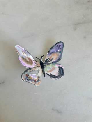 Butterfly 226 - Hand painted with clip