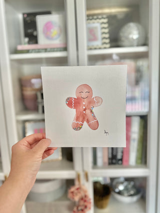 LGD Original Painting -8x8- Gingerbread