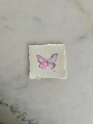 Butterfly 117   - Original Painting - 4x4