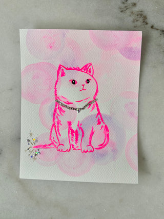 I’m Just a Girl Series - 005  - Original Painting - 8x10