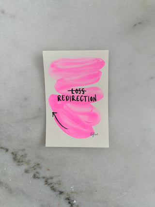 Loss/Redirection  - 002  - Original Painting - 4x6