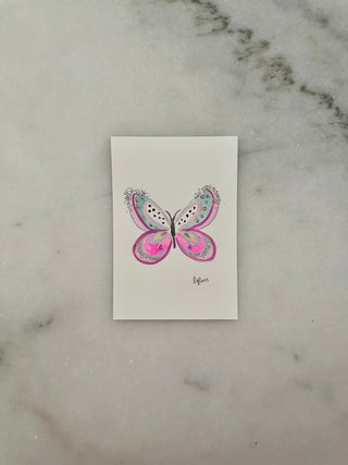 020 Butterfly Painting  - Original Panting - 4x6