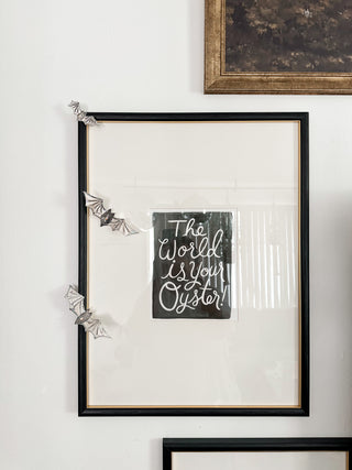 Hand-Painted Glitter Bats – Original Wall Art (3 Sizes)