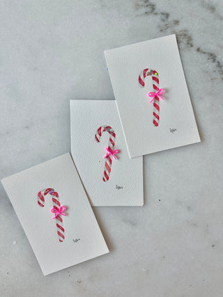 Candy Cane - Original Painting - 4x6