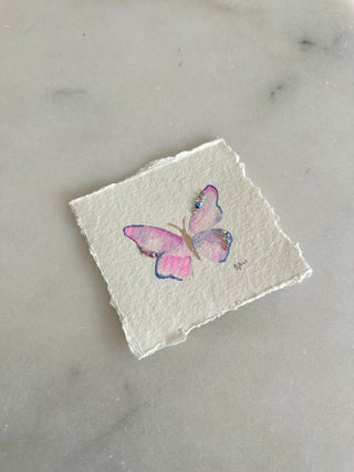 Butterfly 117   - Original Painting - 4x4