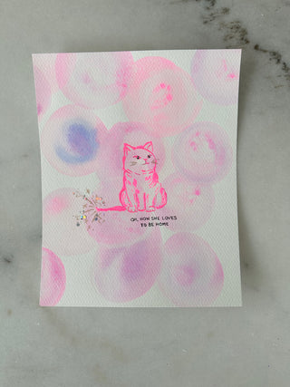 I’m Just a Girl Series - 007  - Original Painting - 8x10