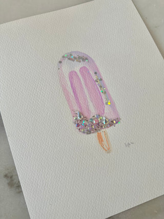 Popsicle 006 - Embellished Painting - 8x10