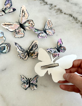 Butterfly 227  - Hand painted with clip