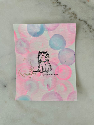 I’m Just a Girl Series - 008 - Original Painting - 8x10