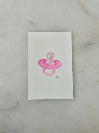 Pacifier - 001 - Original Painting - 4x6