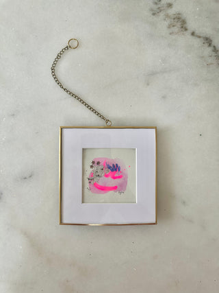 Abstract 033 - Original Painting in Hanging Frame