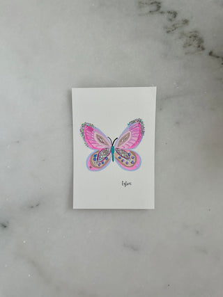 003 Butterfly Painting  - Original Panting - 4x6