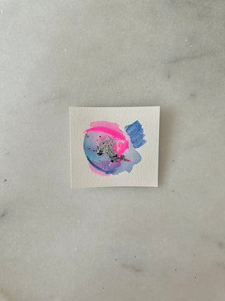 Abstract 018 - Original Painting - 3x3