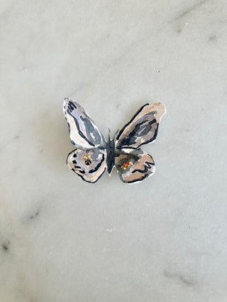Butterfly 221  - Hand painted with clip