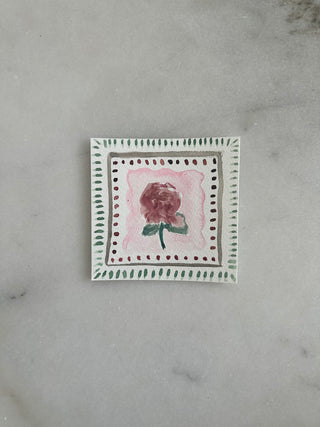 Floral 013 - Original Painting - 4x4