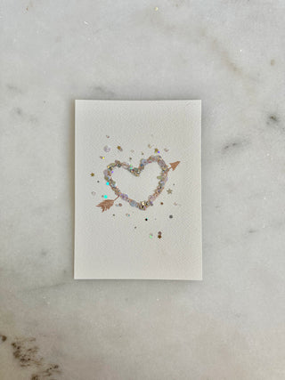 Heart Crest - 007 - Original Painting - 5x7