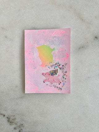 Dree 017 - Glitter Gusts - Original Panting - 5x7