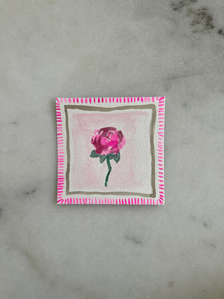 Floral 014 - Original Painting - 5x5