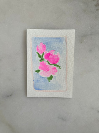 Floral 018 - Original Painting - 4x6