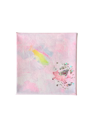 Dree 004 - Glitter Gusts - Original Panting on WRAPPED CANVAS - 5x5