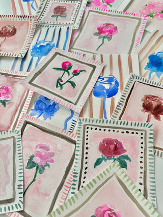 Floral 018 - Original Painting - 4x6