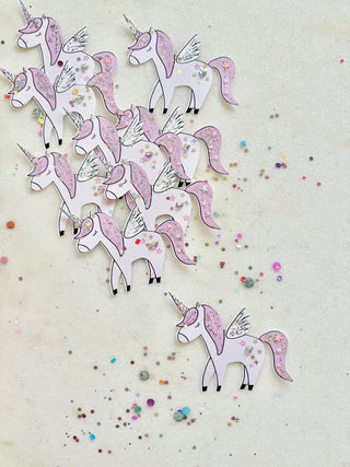Unicorn - Confetti Charm