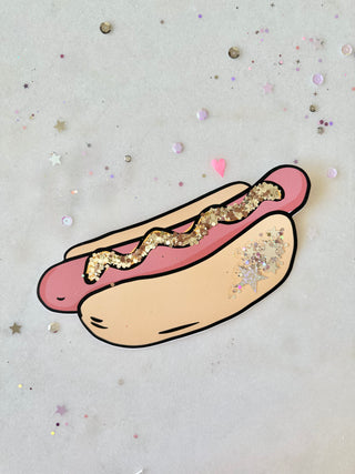 XL Hot Dog - Confetti Charm