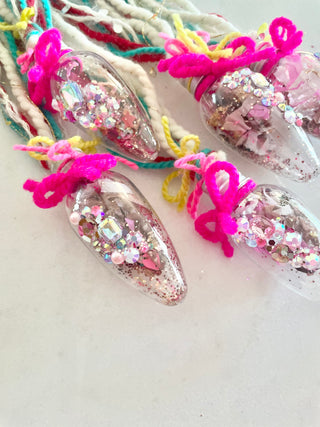 Confetti Christmas Bulb - Hanger