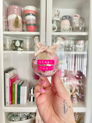 Merry Magic Confetti Ornament