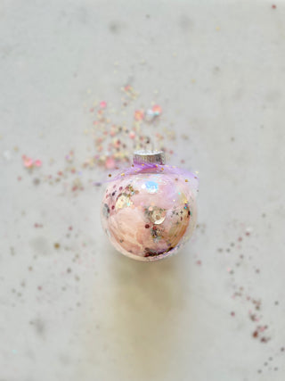 Large Iridescent Confetti Ornament